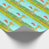 Golf 1e Verjaardag Schattige thema Cadeaupapier (Hoek)