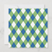 Golf 1st Birthday Hole in één t-shirt uitnodiging (Achterkant)