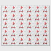 Golf 1ste verjaardag een jaar oude golfer met numm cadeaupapier (Vlak)