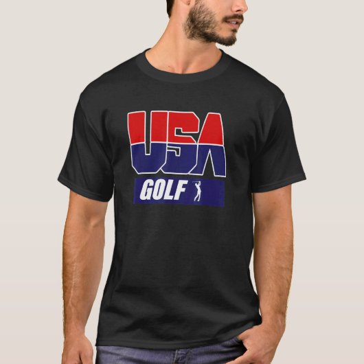 Golf 2021 Amerikaans team T-shirt (Voorkant)