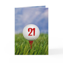 Golf 21st Birthday Party