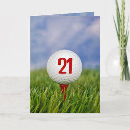 Golf 21st Birthday Party