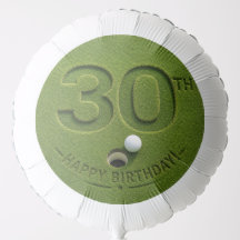 Golf 30e verjaardag Par tee dertig feestje
