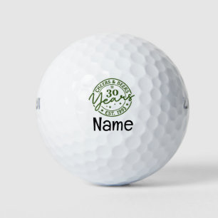 Golf 30e verjaardag thema naar golfer golfballen