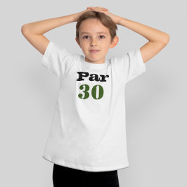 Golf 30th Birthday Par t-shirt 30party