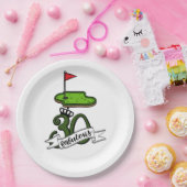 Golf 30th Birthday Par t-shirt 30party Papieren Bordje (Feest)