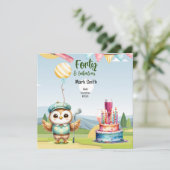 Golf 40e verjaardag feestje golfer verjaardag save the date (Staand voorkant)