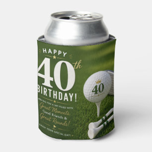 Golf 40e verjaardag golfer's feest blikjeskoeler