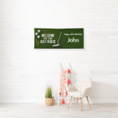 Golf 40e verjaardag voor golfer feestje  spandoek (Insitu)