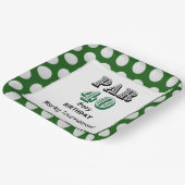 Golf 40e verjaardag voor Golfer Papieren Bordje (Gebogen)