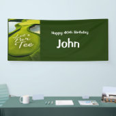 Golf 40e verjaardag voor golfer party spandoek (Beurs)