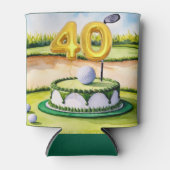 GOLF 40e verluierfeest Blikjeskoeler (Voorkant)