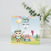 Golf  40e verpartijdag golfer verjaardag kaart (Staand voorkant)