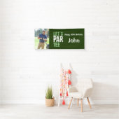 Golf 40ste verjaardag golfer feest maak je eigen spandoek (Insitu)