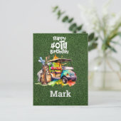 Golf 40th Birthday Golfer Jaren van Geweldige zijn Briefkaart (Staand voorkant)