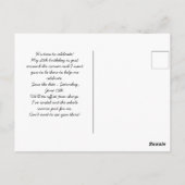 Golf 40th Birthday Save the Date for golf party Briefkaart (Achterkant)