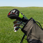 Golf 40th Birthday to golfer met golfvlag Golfheadcover (Insitu)