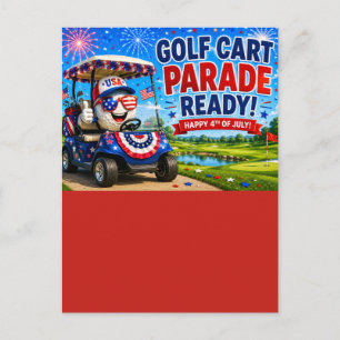 Golf 4 juli Onafhankelijkheidsdag Briefkaart