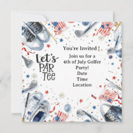 GOLF 4 juli   Onafhankelijkheidsdag Golfer-feest   Kaart