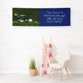 Golf 4 juli Onafhankelijkheidsdag Golfer Party Spandoek (Insitu)