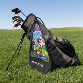 Golf 4 juli Onafhankelijkheidsdag Golfhanddoek (Groen)