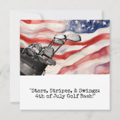 Golf 4 juli Onafhankelijkheidsdag Kaart (Voorkant)