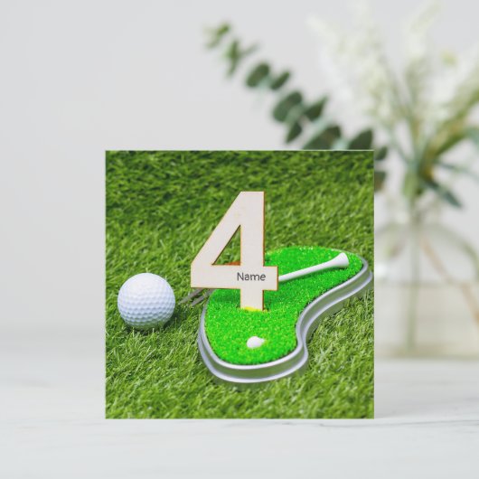 Golf 4th Birthday (Staand voorkant)