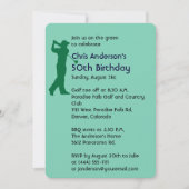 Golf 50e verjaardag kaart (Voorkant)