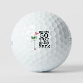 Golf 50e Verjaardag Par t-shirt dertig feest voor  Golfballen