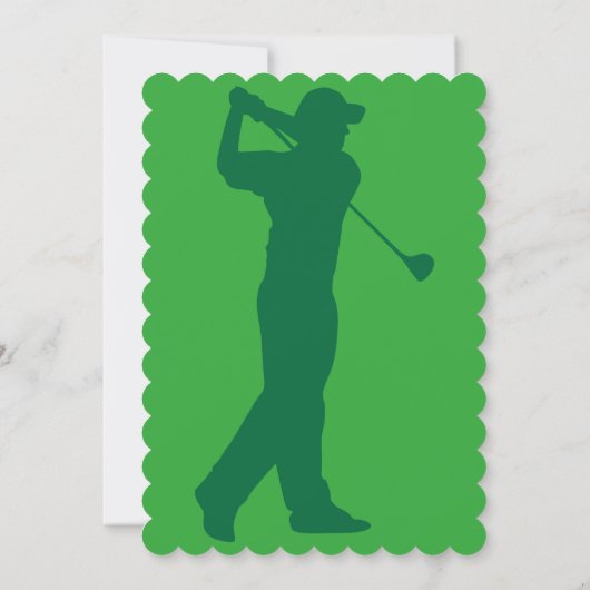 Golf 50e verjaardag uitnodiging (Achterkant)