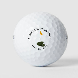 Golf 50th Birhday Party Golfballen