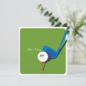 Golf 50th Birthday - nog steeds aan het zwenken! Kaart (Staand voorkant)