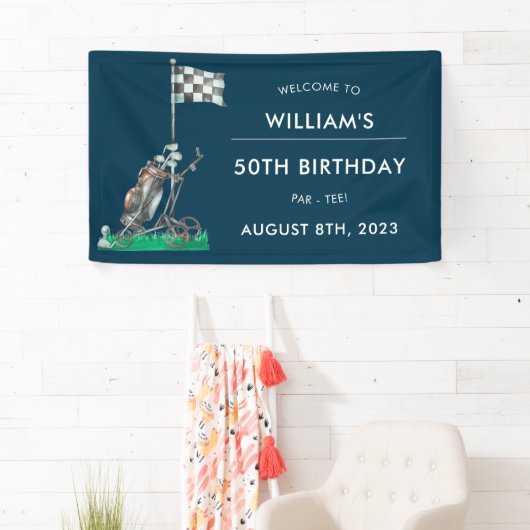 Golf 50th Birthday Party Spandoek (Insitu)