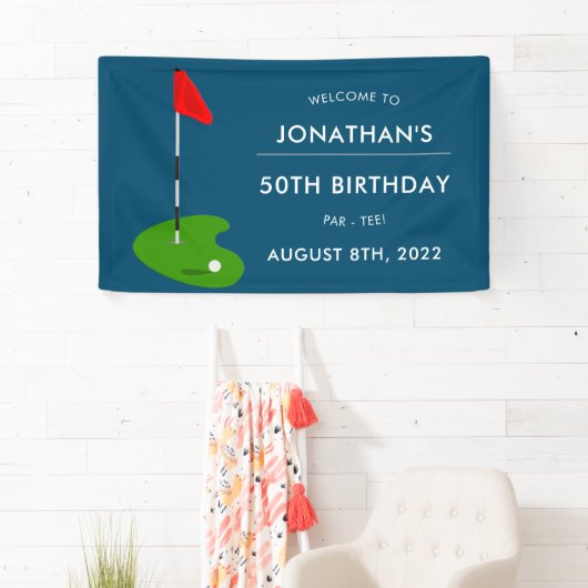 Golf 50th Birthday Party Spandoek (Insitu)