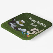 Golf 50th Birthday to golfer Papieren Bordje (Gebogen)