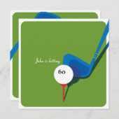 Golf 60th Birthday - Nog steeds aan het zwenken! Kaart (Voorkant / Achterkant)