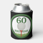 Golf 60th Birthday voor Golfer Blikjeskoeler (Blikje Voorkant)