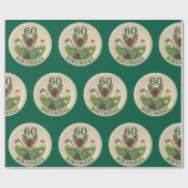 Golf 60th Birthday voor Golfer Cadeaupapier (Vlak)