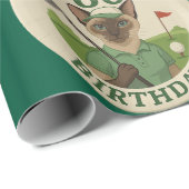 Golf 60th Birthday voor Golfer Cadeaupapier (Rol Hoek)