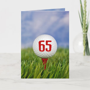 Golf 65th Birthday Party