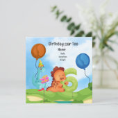 Golf 6e Verjaardag thema voor kind golfer Party Kaart (Staand voorkant)