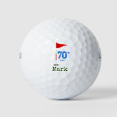 Golf 70e verjaardag golfballen (Voorkant)