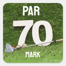 Golf 70e verjaardag Par zeventig voor golfer