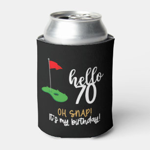 Golf 70th Birthday giften voor golfer Blikjeskoeler