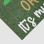 Golf 70th Birthday giften voor golfer Tissuepapier (Detail)