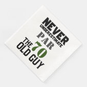 Golf 70th Birthday, nooit onderschat Servet (Hoek)