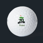 Golf 70th Birthday voor golfer met golfvlag Golf Golfballen<br><div class="desc">Golf 70th Birthday voor golfer met golfvlag Gifts for Coach,  Instructor,  leraar,  vrienden,  mama,  dad,  vriendin/vriendje,  medewerker,  hostess,  buur,  hem/haar,  koppels,  grootouders,  baas,  kinderen,  beste vriend,  familie,  schoonfamilie,  team,  team, </div>
