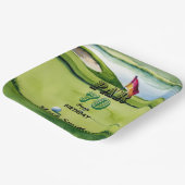Golf 70th Birthday voor golfer Papieren Bordje (Gebogen)
