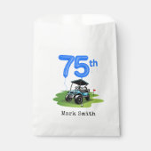 Golf 75e verjaardag naar Golfer Bedankzakje (Voorkant)