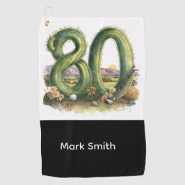 Golf 80th Birthday at Arizona Golfhanddoek